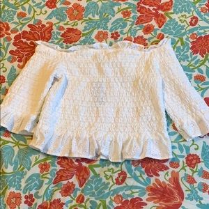 Eyelet top